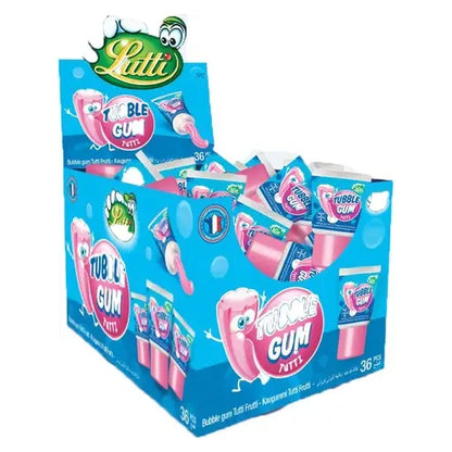 Lutti Tubble Gum Tutti Frutti 36 Stück im Karton