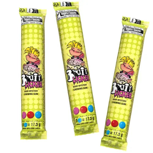 Brain Licker Sour Mystery Gum 36 Stück im Karton