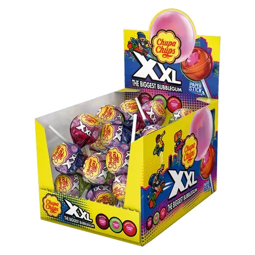 Chupa Chups XXL The Biggest BubbleGum 25 Stück im Karton