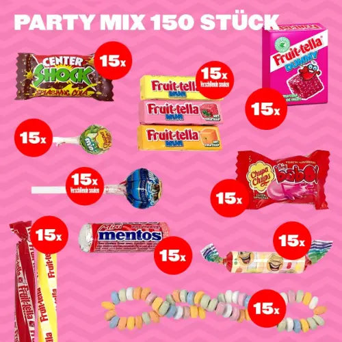 Chupa Chups Party-Mix – 150er XXL Vorratspackung für Events & Feiern