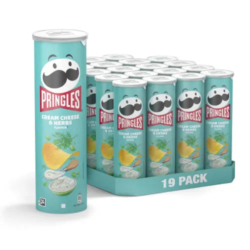 Pringles Cream Cheese & Herbs 19x185g