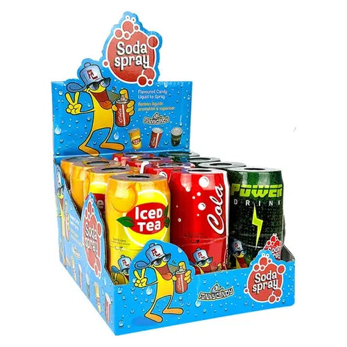 Funny Candy Soda Spray 12 Stück im Karton