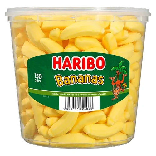 Haribo Bananas 150 Stück in der Dose