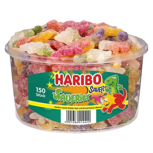 Haribo SAUERier 150 Stück in der Dose