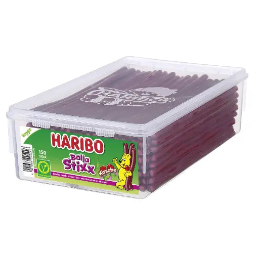 Haribo Balla Stixx Kirsch 150 Stück in der Dose