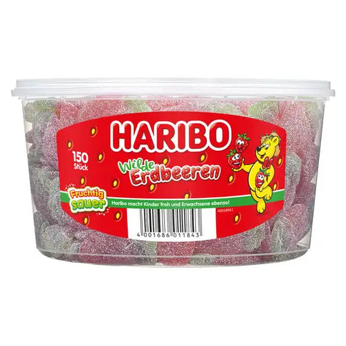 Haribo Wilde Erdbeeren Sauer 1 RD 150 St/1.200g 1200g - Produktbild