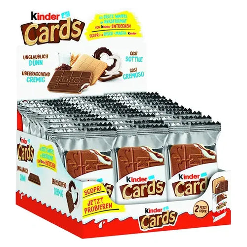 Ferrero Kinder Cards 2er 30 Stück im Karton