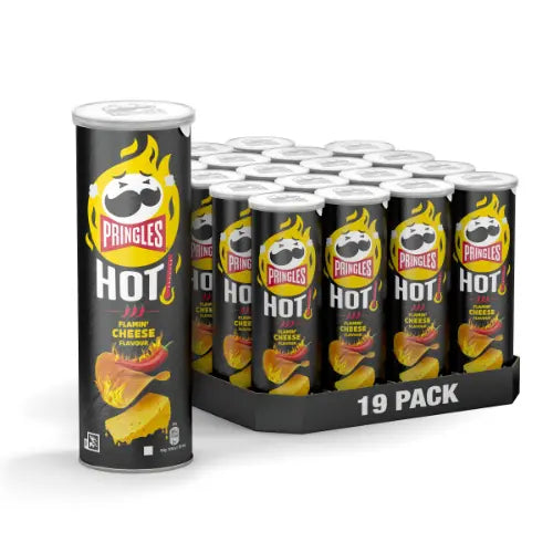 Pringles Hot Cheese& Chili 19x160g