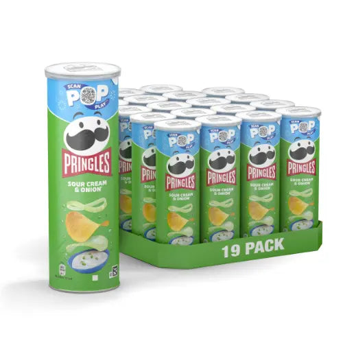 Pringles Sour Cream & Onion 19x185g im Karton