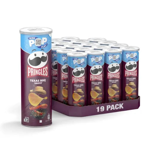 Pringles Texas BBQ 19x185g im Karton