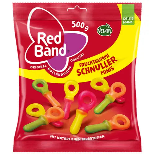 Red Band Fruchtgummi Schnuller Minis 500g im Beutel