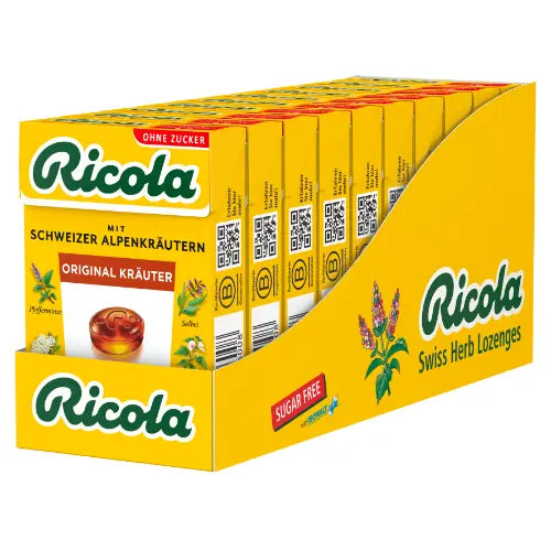 Ricola Schweizer Kräuterbonbon zuckerfrei 10x50g