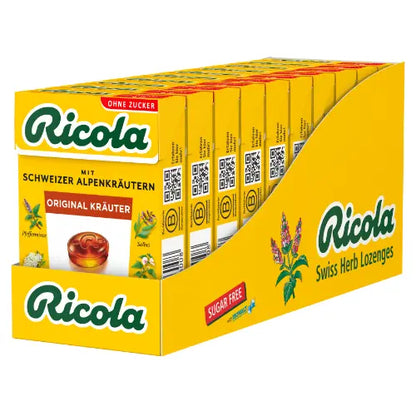 Ricola Schweizer Kräuterbonbon zuckerfrei 10x50g