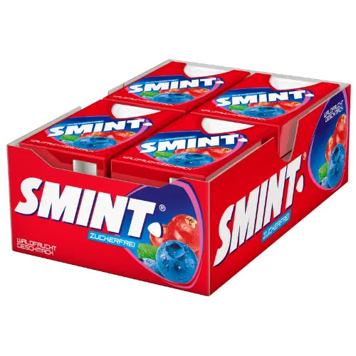 Smint Waldfrucht zuckerfrei 12×8 g im Karton