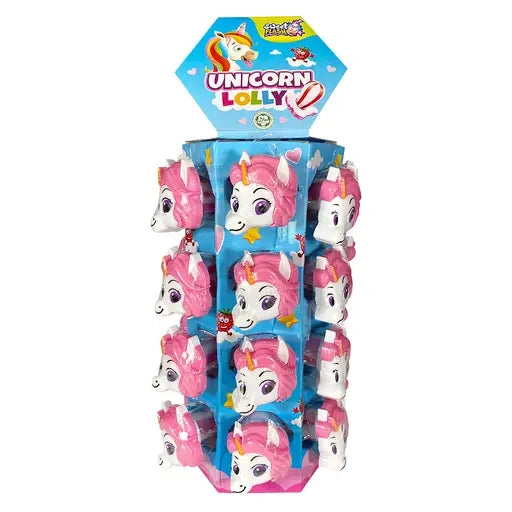 Sweet Flash Unicorn Lolly 24 Stück im Display
