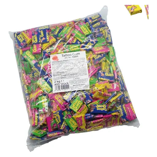Sweet Flash Tattoo Gum 400 Stück im Beutel