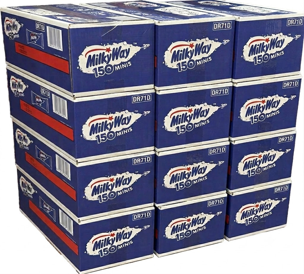 12 Kartons Milky Way Mini 1.800 Stück