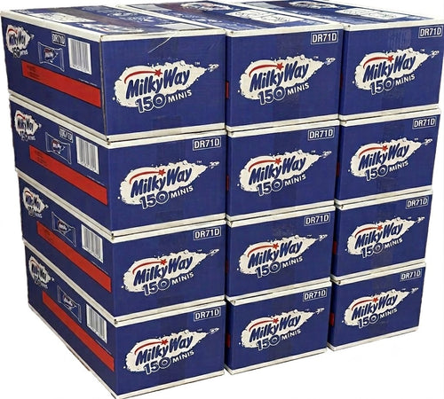 12 Kartons Milky Way Mini 1.800 Stück