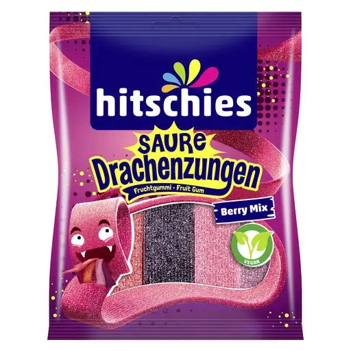 hitschies Saure Drachenzungen Berry Mix 20x125g im Karton