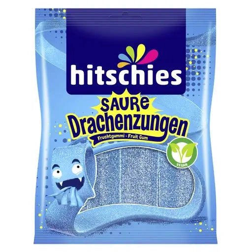 hitschies Saure Drachenzungen Blau 125g im Beutel