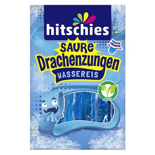 hitschies Saure Drachenzungen Wassereis Blau 24x 10x40ml im Karton